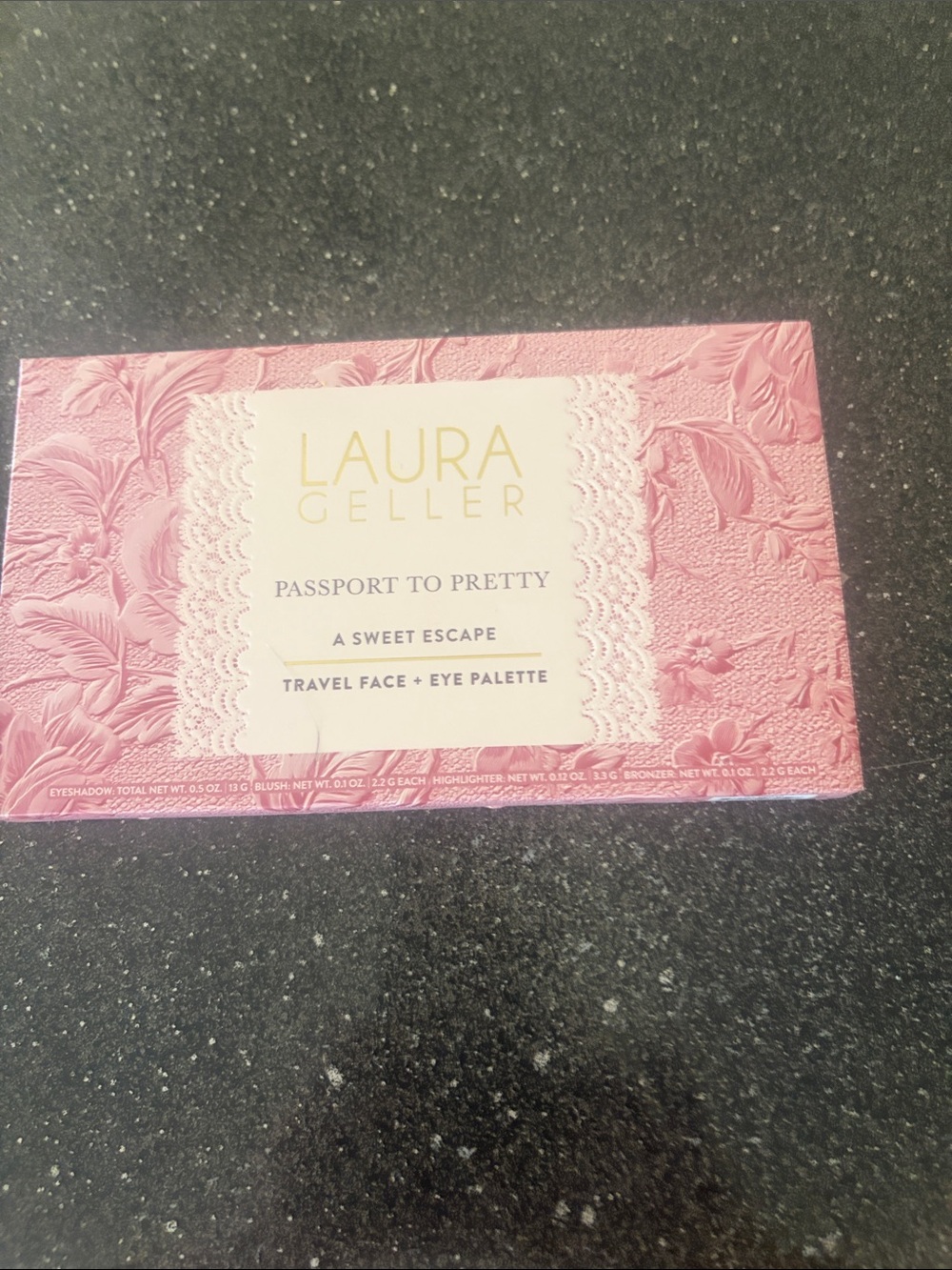 Laura Geller Pink Embossed Passport to Pretty Travel Face & Eye Palette